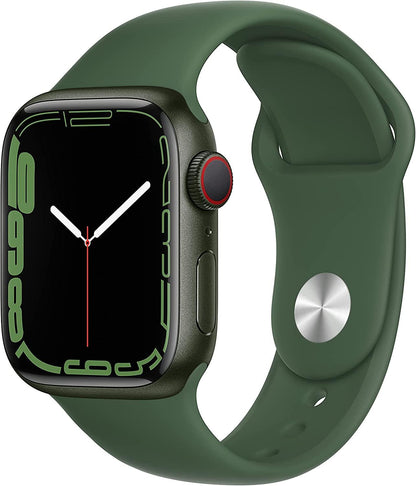Apple Watch Series 7 41mm Gps + Cellular Aluminum Green + Clover Sport Band 32gb WS1