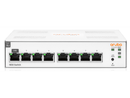 HPE JL810A Aruba Instant On 1830 8-Port Manageable Gigabit Switch