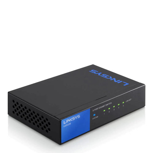 Linksys 5-Port Business Desktop Gigabit Ethernet Switch - ADYASTORE casablanca maroc
