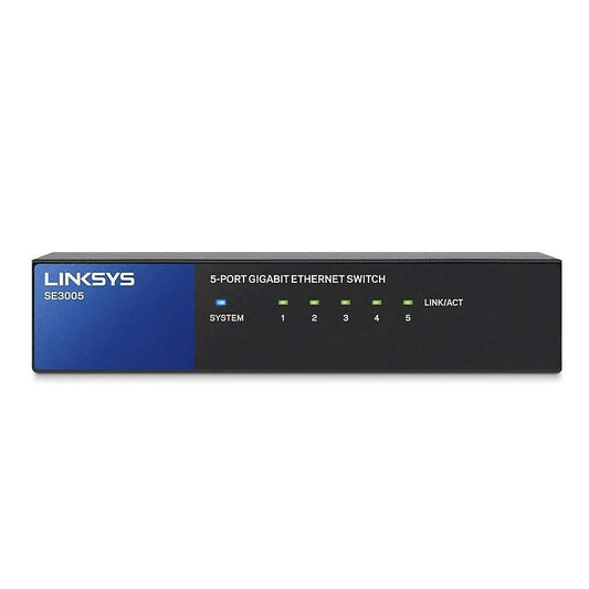 Linksys 5-Port Gigabit Ethernet Switch (SE3005) - ADYASTORE casablanca maroc