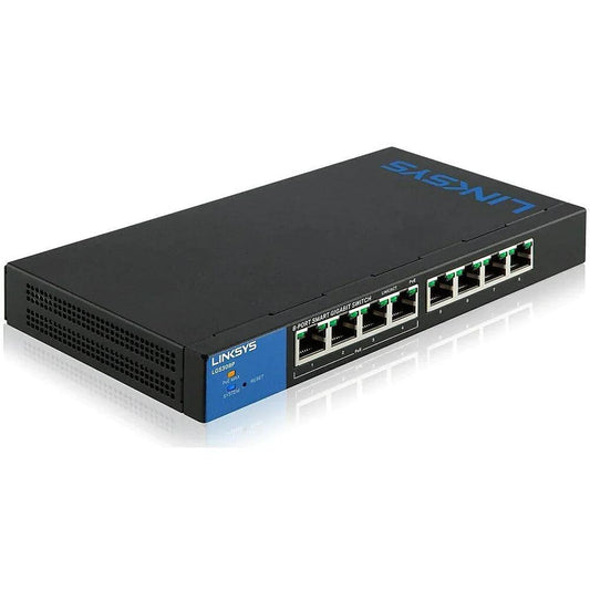 Linksys 8-Port Business Smart Gigabit Switch (LGS308) - ADYASTORE casablanca maroc
