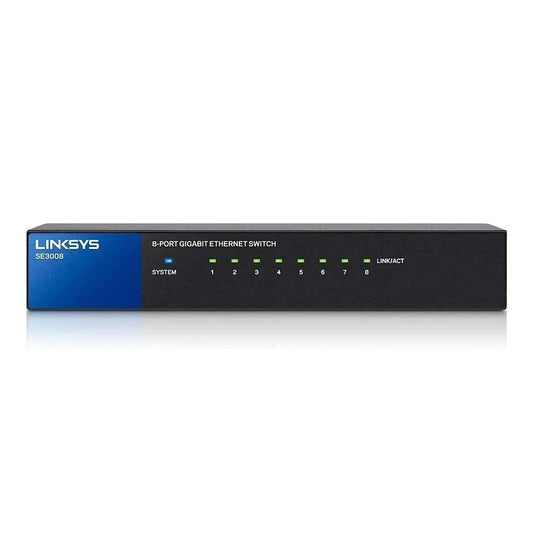 Linksys SE3008 8-Port Gigabit Ethernet Switch - ADYASTORE casablanca maroc