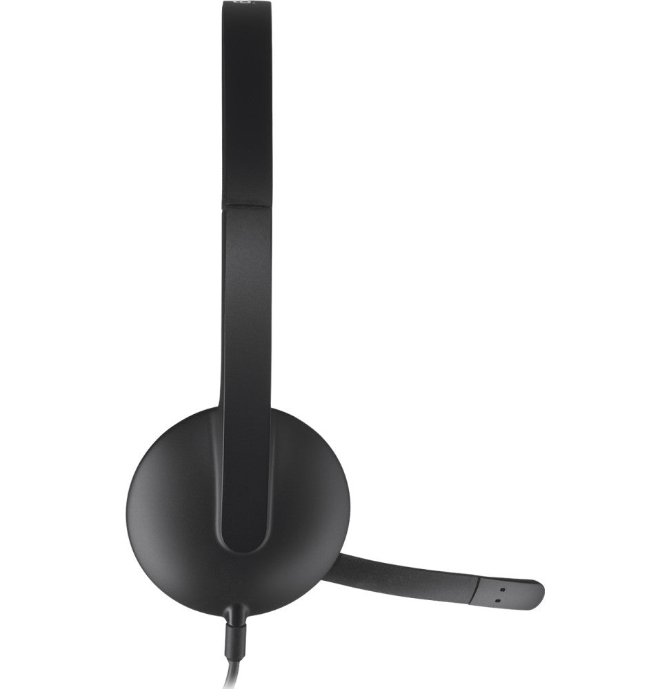 Casque Logitech H340 pour PC avec microphone anti-parasite - USB (981-000475)