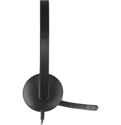 Casque Logitech H340 pour PC avec microphone anti-parasite - USB (981-000475)