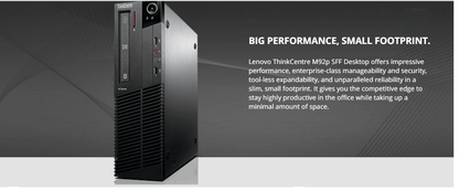 Lenovo ThinkCentre M92P (SFF) Desktop | Intel Core i5-3470 @ 3.20GHz (Quad-Core), 8GB RAM, 256GB SSD, Windows 10 Pro x64 | Intel HD Graphics, DisplayPort, VGA, USB 3.0, 1Gb Ethernet, Wi-Fi, Keyboard & Mouse | Small Form Factor PC, 1 Year Warranty