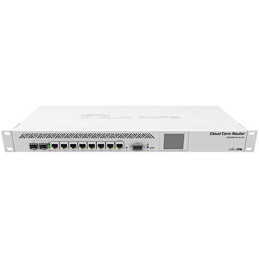 MikroTik Cloud Core Router CCR1009-7G-1C-1S+ w/ Dual Power Supplies - ADYASTORE casablanca maroc