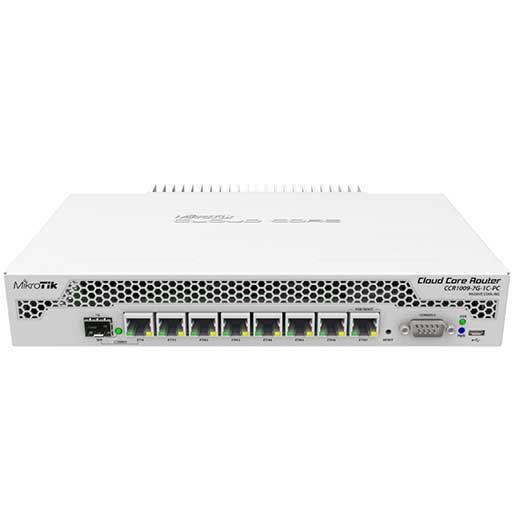MikroTik Cloud Core Router CCR1009-7G-1C-PC w/ Passive Cooling - ADYASTORE casablanca maroc