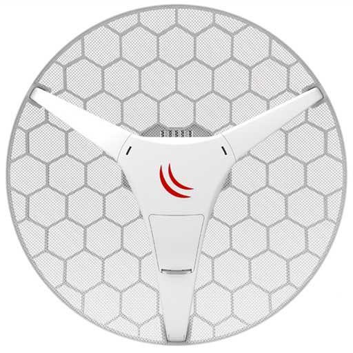 MikroTik LHG Light Head Grid 5GHz High Powered AP 24.5dBi Dual-Pol Integrated Antenna US - ADYASTORE casablanca maroc