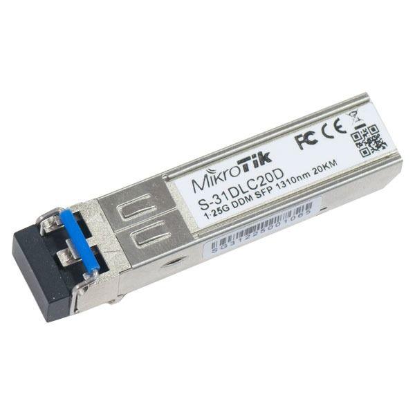 MikroTik Single-Mode DDM SFP Transceiver - ADYASTORE casablanca maroc