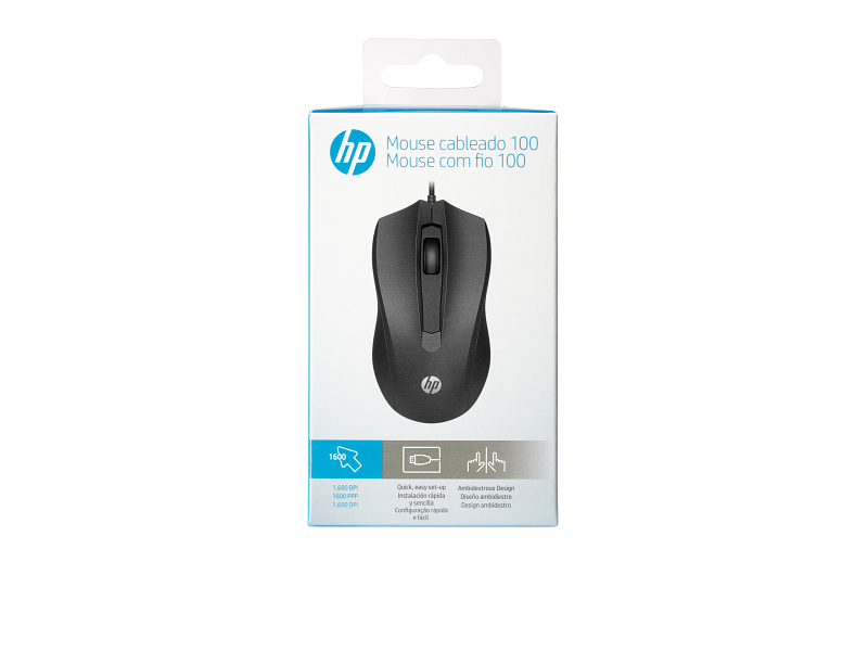 HP Wired Mouse 100 (6VY96AA)