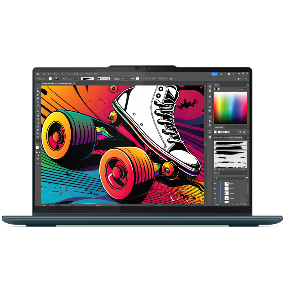 Ordinateur Portable Lenovo Yoga 7 2in1 convertible 14IML9 (83DJ0059FE)