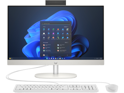 HP ProOne 240 G10 Intel Core i5-1335 (jusqu'à 4.6 GHz de Fréquence Max Turbo, 12 MB cache, 10 cores) - 8GB , 512GB SSD, FreeDos Ecran 23.8 Blanc, Garantie 3 Ans (623Z2ET)