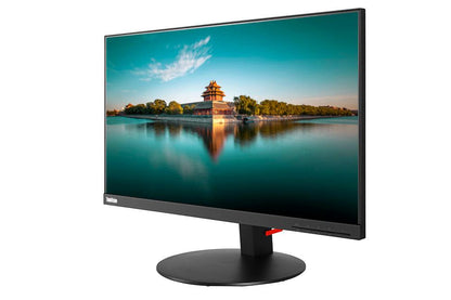 Lenovo ThinkVision P24Q-10 24" WQHD IPS (Borderless) Monitor | 16:9 - Black - 24" Class  LCD LED - 2560x1440 (2k+) - 300 Nit - 4 ms - HDMI - DisplayPort | Open-Box - 90 Days Warranty