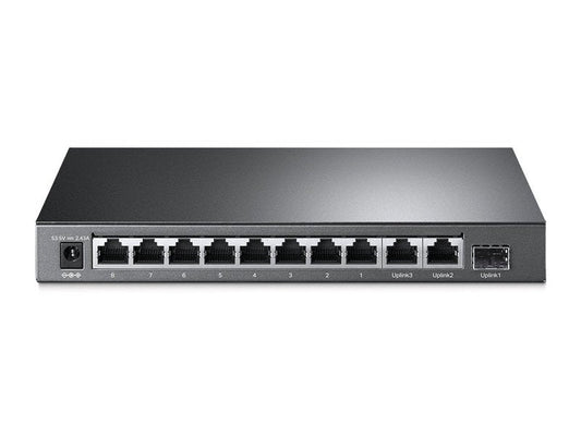 TP-Link TL-SL1311MP 8-Port PoE+ 124W + 3-Port Gigabit Desktop Switch
