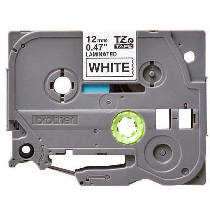 Cassette à ruban Brother TZe-231 - Noir sur blanc, 12 mm de large / 8 m de long