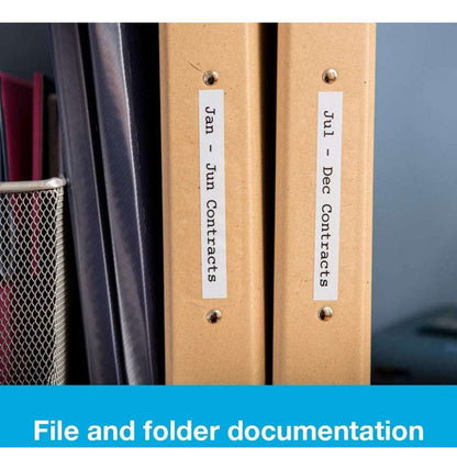 Cassette à ruban Brother TZe-221 - Noir sur blanc. 9 mm de large