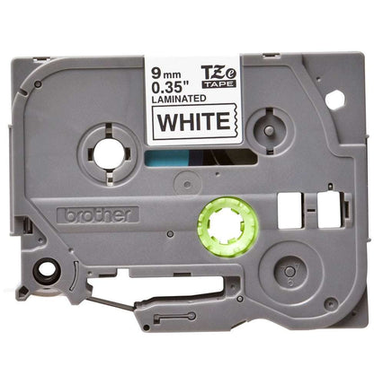 Cassette à ruban Brother TZe-221 - Noir sur blanc. 9 mm de large