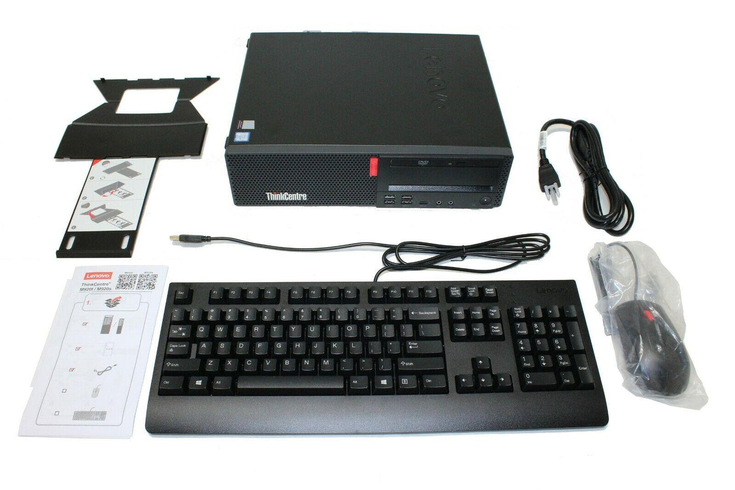 Lenovo ThinkCentre M920s Desktop Computer PC - Small Form Factor (SFF) | Intel Core I5-8500 (8th gen) @ 3.00 GHz - 8GB RAM - 256GB Solid State Drive (SSD) - Intel vPro, Keyboard, Mouse, Wi-Fi - Windows 11 Pro (Certified Refurbished) - 1 Year Warranty