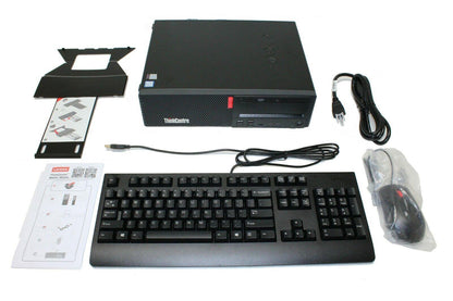 Lenovo ThinkCentre M920s Desktop Computer PC - Small Form Factor (SFF) | Intel Core I5-8500 (8th gen) @ 3.00 GHz - 8GB RAM - 256GB Solid State Drive (SSD) - Intel vPro, Keyboard, Mouse, Wi-Fi - Windows 11 Pro (Certified Refurbished) - 1 Year Warranty