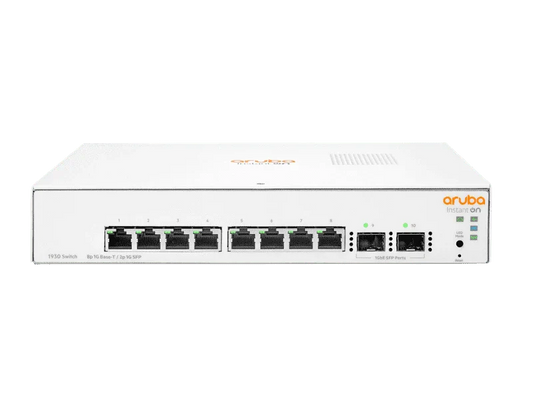 HPE JL680A Aruba Instant On 1930 8-Port Non-POE Manageable Gigabit Switch with 2 SFP