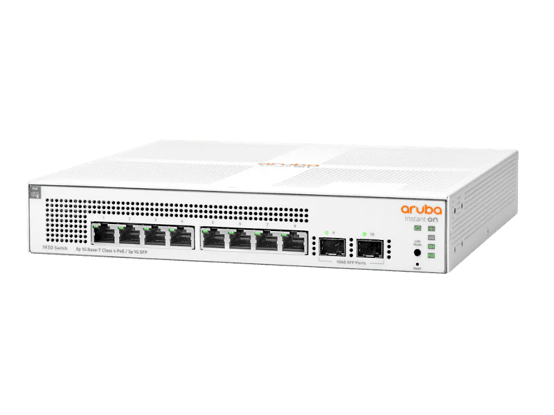 HPE JL681A Aruba Instant On 1930 8-Port PoE 124W Manageable Gigabit Switch