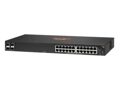 HPE JL678A Aruba 6100 24-Port Non-PoE Manageable Gigabit Switch w/ 4x10G SFP+
