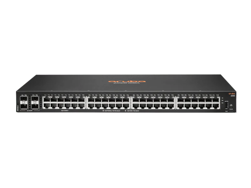 HPE R8N86A Aruba 6000 48-Port Non-PoE Manageable Gigabit Switch w/ 4x1G SFP