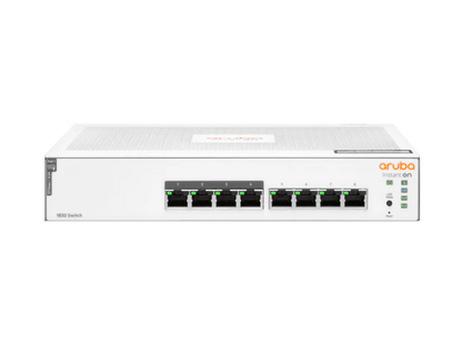 HPE JL811A Aruba Instant On 1830 8-Port PoE 65W Manageable Gigabit Switch