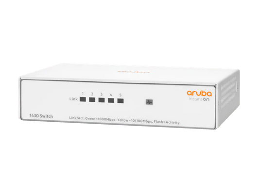 HPE R8R44A Aruba Instant On 1430 5-Port Unmanaged Gigabit Switch