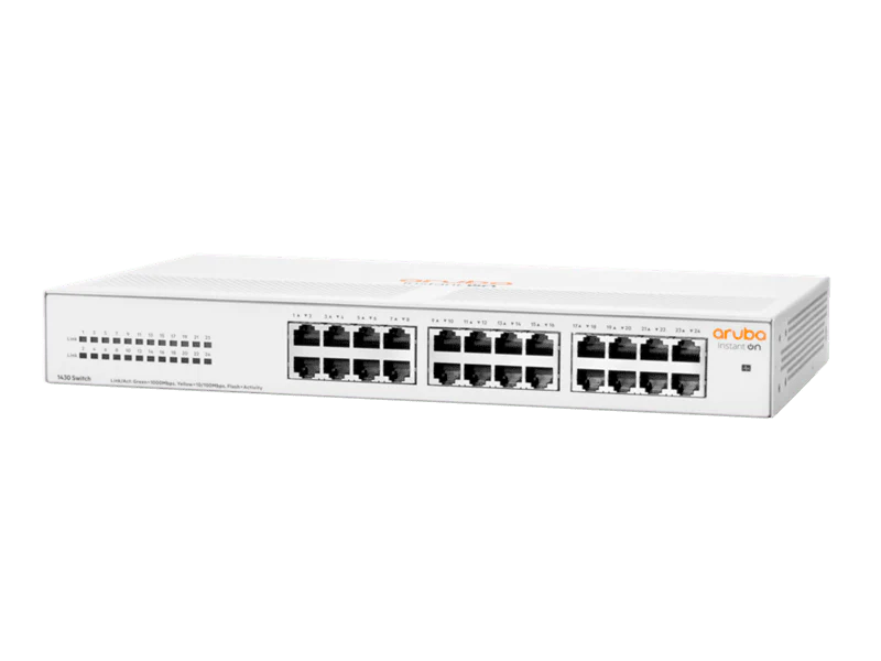 HPE R8R49A Aruba Instant On 1430 24-Port Unmanaged Gigabit Switch