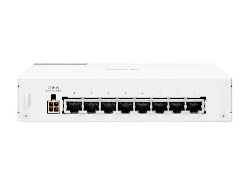 HPE R8R46A Aruba Instant On 1430 8-Port PoE+ 64W Unmanaged Gigabit Switch