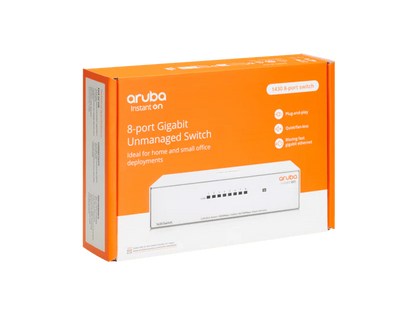 HPE R8R45A Aruba Instant On 1430 8-Port Unmanaged Gigabit Switch