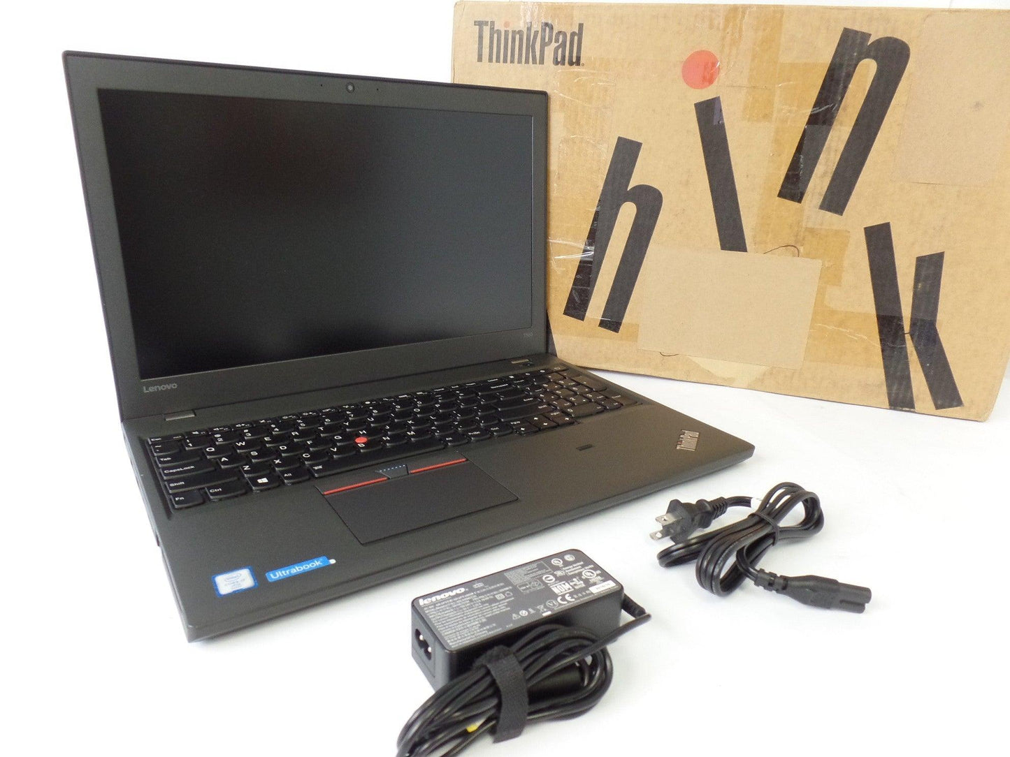 Lenovo ThinkPad T560 Enterprise Ultrabook | 15.6" FHD IPS (1080p) | Intel Core i5-6300U (6th Gen), 16GB RAM, 256GB SSD, Windows 10 Pro x64, Intel HD Graphics 620, HDMI, Bluetooth, Black | Grade A (Certified Refurbished) - 1 Year Warranty
