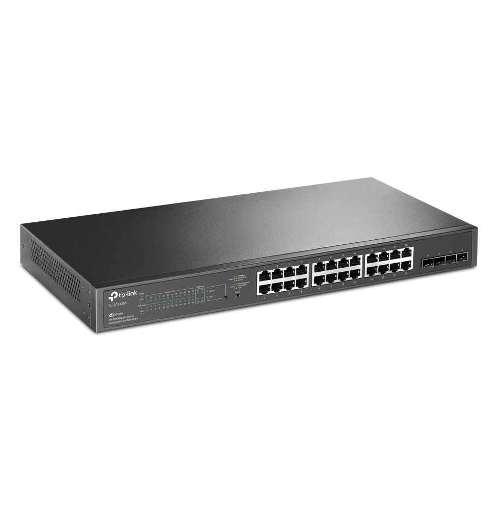 Smart Switch JetStream 28 ports Gigabit avec 24 ports PoE+ (TL-SG2428P)