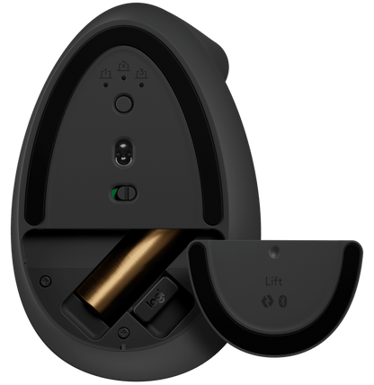 Souris Logitech ergonomique verticale Lift sans fil Bluetooth (910-006473)