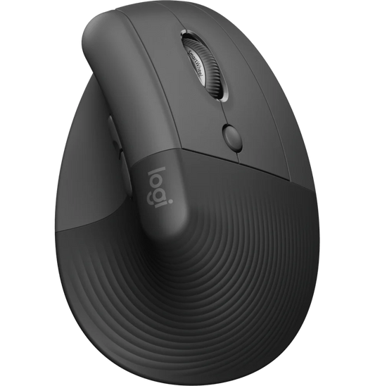 Souris Logitech ergonomique verticale Lift sans fil Bluetooth (910-006473)