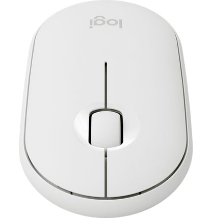 Souris sans fil Logitech Pebble M350 Blanc cassé (910-005716)
