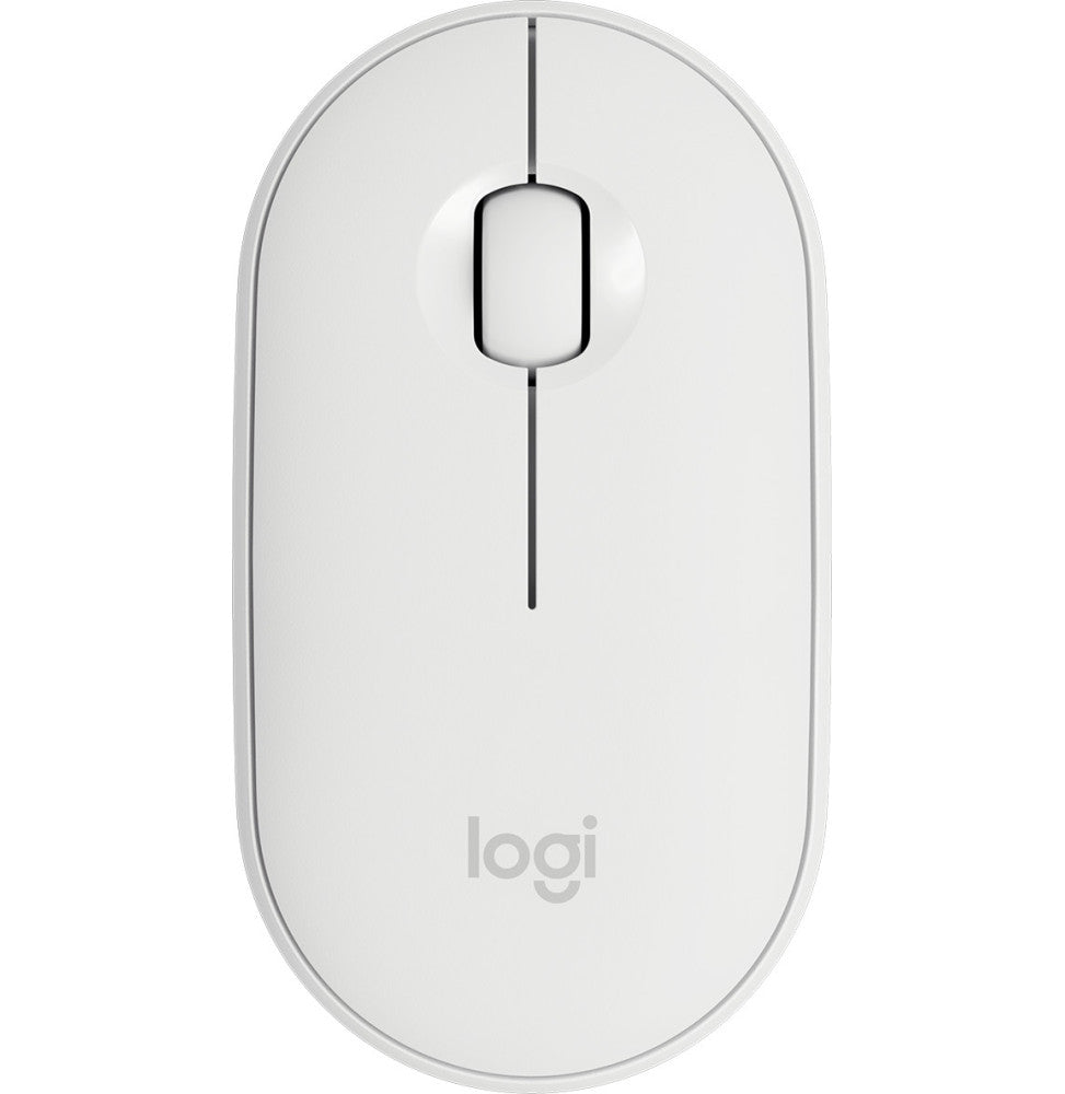 Souris sans fil Logitech Pebble M350 Blanc cassé (910-005716)