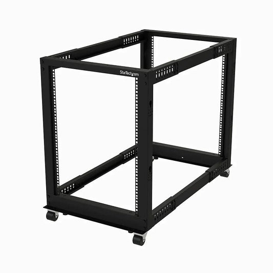 StarTech 15U 4-Post Adjustable Depth Open Frame Rack - ADYASTORE casablanca maroc