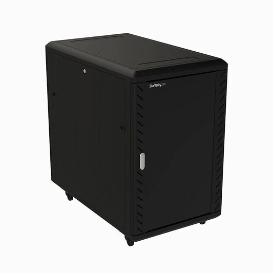StarTech 18U 32" Deep Server Rack armoire baie with Casters and Leveling Feet - ADYASTORE casablanca maroc