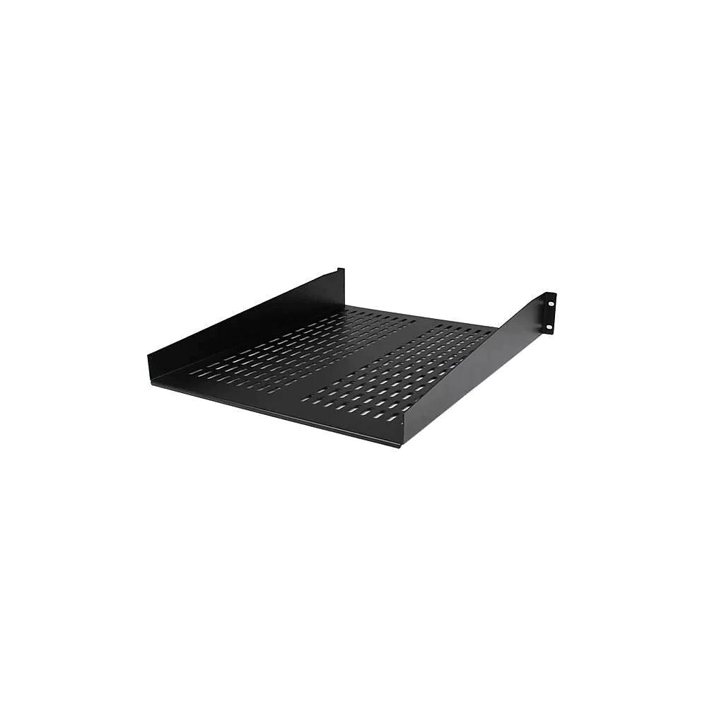 StarTech 2U 22in Vented Rack Mount Shelf, Fixed Server Rack armoire ba ...