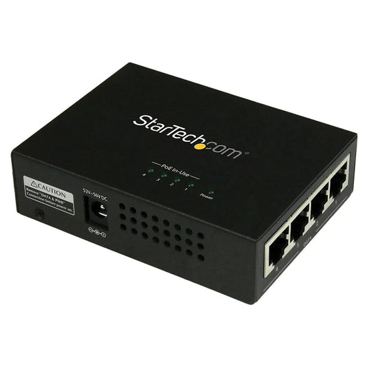 StarTech 4-Port Gigabit Midspan, PoePlus Injector, 802.3At/Af - ADYASTORE casablanca maroc