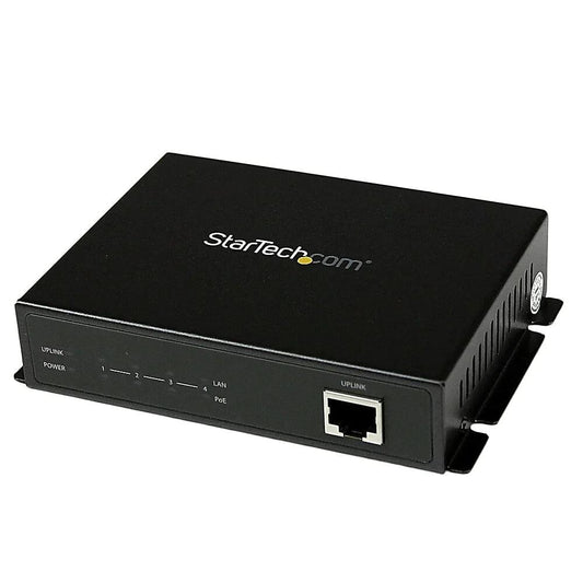Startech 5-Port Unmanaged Industrial Gigabit PoE Switch with 4 Power over Ethernet-Ports - ADYASTORE casablanca maroc
