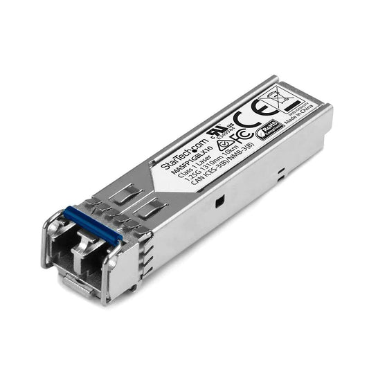 StarTech Gigabit Fiber 1000Base-LX SFP Transceiver Module, SM LC, 10 km (MASFP1GBLX10) - ADYASTORE casablanca maroc
