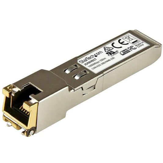 StarTech Gigabit RJ-45 Copper SFP Transceiver Module, HP JD089B Compatible, 100m (JD089BST) - ADYASTORE casablanca maroc