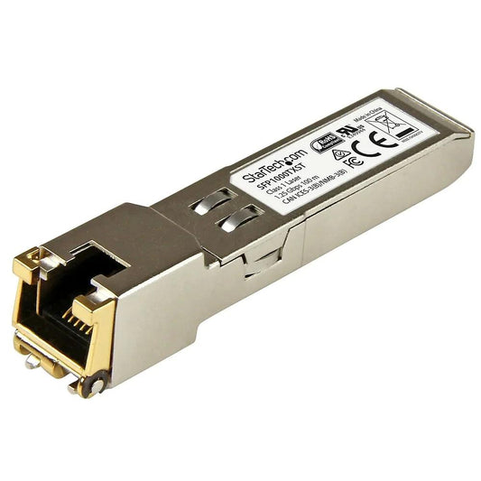 StarTech MSA Compliant Gigabit Copper RJ45 SFP Transceiver, 1000Base-TX, 100m (SFP1000TXST) - ADYASTORE casablanca maroc