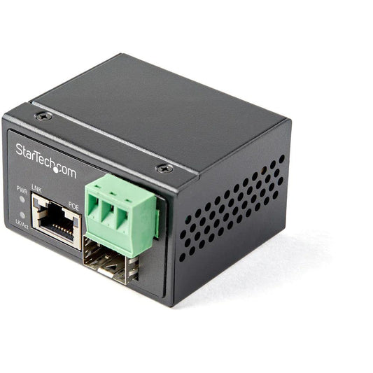 StarTech PoE+ Industrial Fiber to Ethernet Media Converter 30W - SFP to RJ45 - ADYASTORE casablanca maroc