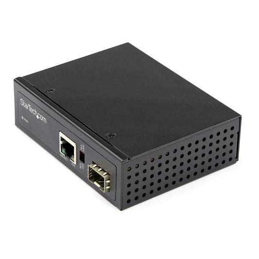StarTech PoE+ Industrial Fiber to Ethernet Media Converter 60W - SFP to RJ45 - ADYASTORE casablanca maroc