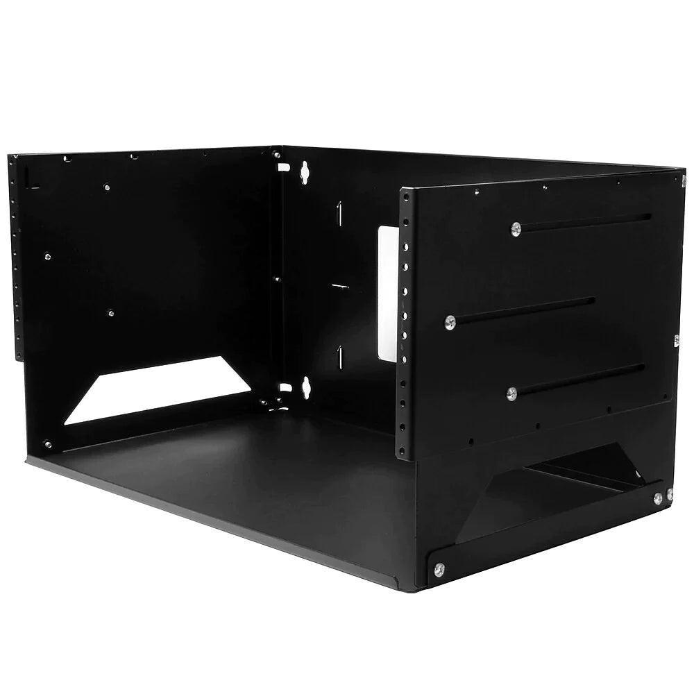 StarTech Wall-Mount Server Rack with Built-in Shelf, Solid Steel, 4U ...