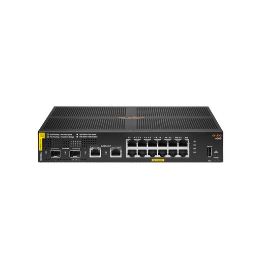 Switch Aruba 6000 12G Classe 4 PoE 2G/2SFP 139 W (R8N89A)